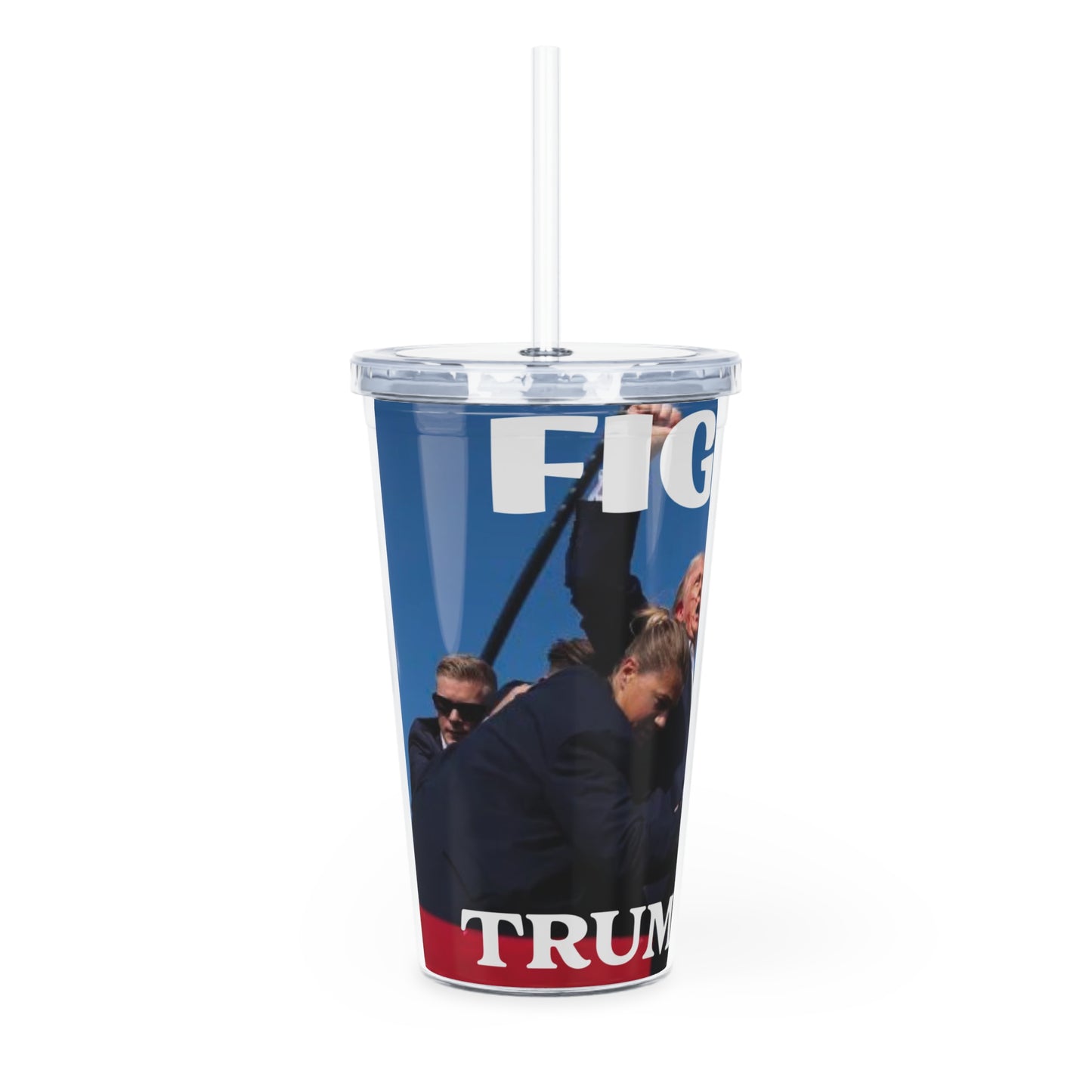 Trump Fight For America Tumbler 2024 gift for election Donald Trump cup with straw maga drinking cup for patriots USA trump assassination