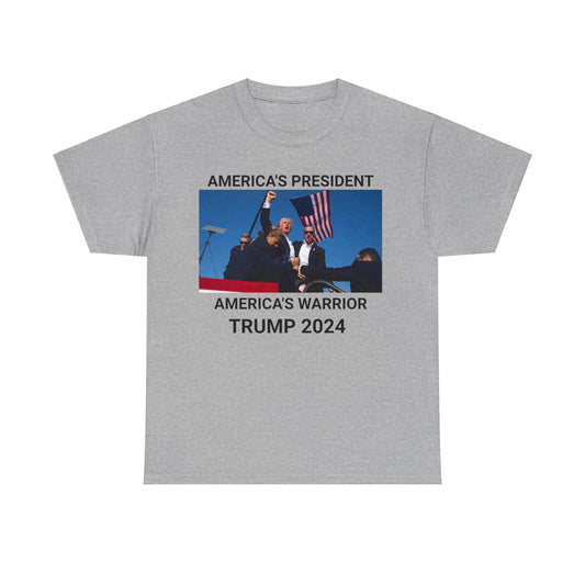 Americas Warrior Trump assassination shirt Trump 2024 T-shirt Make America Great Again Trump Shot shirt MAGA Shirt Republican Tshirt