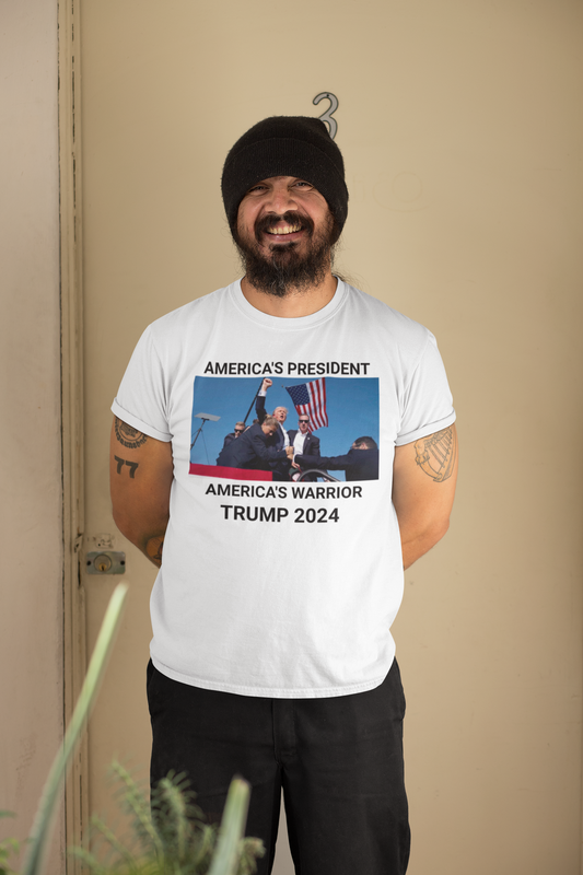 Americas Warrior Trump assassination shirt Trump 2024 T-shirt Make America Great Again Trump Shot shirt MAGA Shirt Republican Tshirt